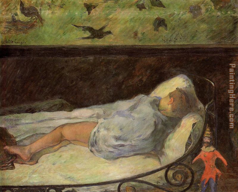 Paul Gauguin Young Girl Dreaming